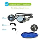gafas buceo graduadas casco antiguo RX Gafas de natación, adecuado para adultos y niños