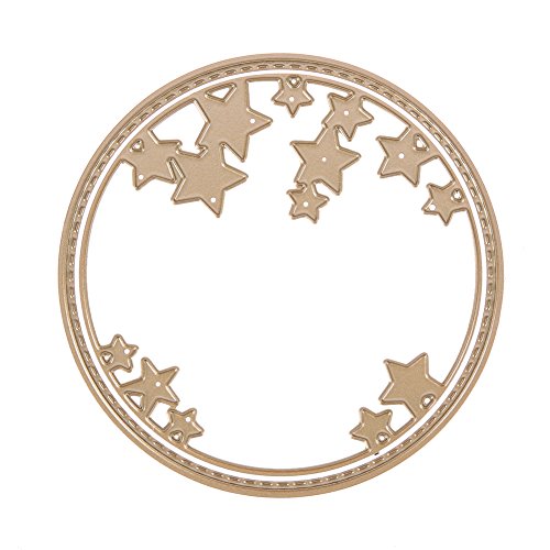Amazingdeal365 2PCS Metall Form Stanzschablonen Schablonen Schneiden DIY Dekor Sammelalbum Karten Buchzeichen Lesezeichen als Geschenk für Freunde Geburtstag Kinder,Kindergarten Hobby Schule Handarbeit Unterricht usw. Ein tolles Geschenk!