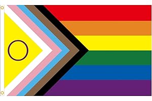 AINIUNIU Regenbogen Flagge, Gay Pride Rainbow Flagge 3x5ft, 90x150cm, 2 Ösen, Große Indoor Outdoor Diverse Rainbow Flagge, Doppelt Genähtwind- und Regenfeste Gay Pride Flagge mit Messingösen