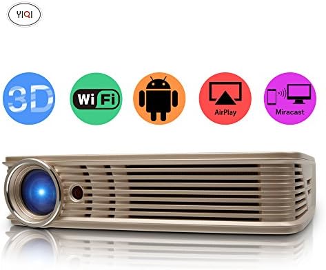 CPX-I5 DLP Home Theater Projector, Mini Video Projector 1080P Portable Wi-Fi Bluetooth Smart Pico Projector,built-in battery, 30"~300" Screen Ideal for IOS/ Android/ Laptop/ iPad/ USB flash driver/PC devices