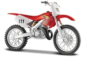 Maisto M34007-336 1:18 - Dispenser per moto Honda CR250R-18, colori assortiti