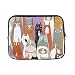 Produktbild QuqUshop Design Benutzerdefinierte Lustige Cartoon Katzen Hülse Weiche Laptop Tasche Tasche Haut Für MacBook Air 11"(2 Seiten)
