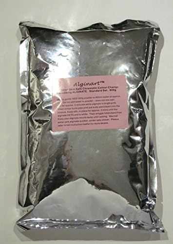 1 x 900g Alginart Chromatic ALGINATE – Skinsafe moulding impression compound – hand, foot, life casting