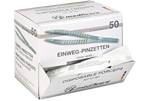 Mediware Disposable Forceps, Sterile, Pack of 50