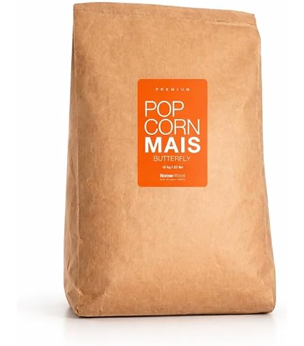 Haase Food GmbH | Popcornmais Butterfly - Classic Bag - 22,68 kg | Der Spezialist für Popcorn, Nachos, Zuckerwatte, Slush, Waffeln, Mandeln und mehr