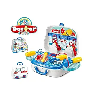 JAY ANTIQUES Doctor Set Suitcase Carry Case Make Your Little Ones Doctor (Multi Color)