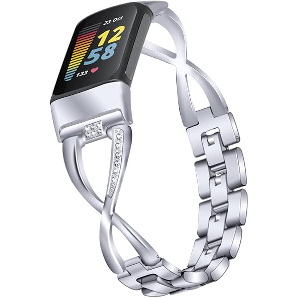 Bracelet En Cuir Pour Fitbit Charge 5/6 Femme - Design Bohème Multicouche, Réglable Sans Outil
