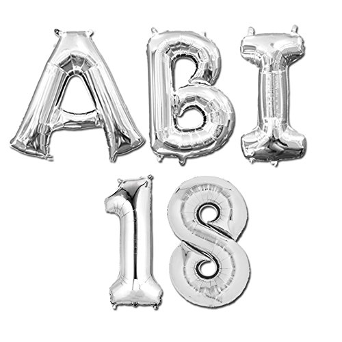 ABI 17 - Buchstaben Folienballons Abiball Abifeier Abitur Girlande
