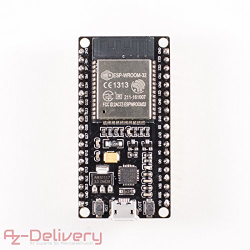 AZDelivery M  dulo ESP32 NodeMCU ESP-WROOM-32 Tablero de Desarrollo Wifi con CP2102  modelo sucesor de la ESP8266 