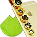 Produktbild First2savvv JTSJ-5N1-15G11 Gold Handy Universal 5 in 1 Clip Kamera Profiklasse Lens Kit (Fischauge, polarizer, Weitwinkel, Makro-Objektiv und Barlow) für MOTOROLA Droid Razr Maxx HD Razr I Moto G Moto X Moto E Motorola S Shamu Motoblur IRE FIRE MOTOSMART WILDER Droid Razr M/ HD ALCATEL POP S7 POP C9 POP C7 POP 2 (5) PIXI 3 BlackBerry Porsche Design P9981 9720 Q5 Z10 Q10 Z30 P9982 P9983 Classic passport 1520 630 930 635 830 Lumia 735 535 435 mit Brillentuch