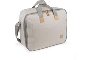 Walking Mum. Maleta de Bebé Baby Nature Sand, Bolsa de Maternidad para Hospital/clínica. Organizador para lo Que mamá, papá y bebé necesiten, Medidas 48 x 38 x 16 cm, Beige Sand