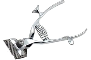 Lurrose Tondeuse à cheveux manuelle, coupe-cheveux à main, non électrique, à faible bruit