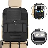 Perfekt Auto Rückenlehnenschutz: Vollständige Abdeckung der Rückseiten der Vordersitze. Das perfekte Autozubehör, um Ihre Autositze mit wenig Aufwand vor Schmutz, Schlamm und Schuhabdrücken zu schützen,Bieten Ihnen viel Platz für allgemeine Wertgegenstände und sorgt für mehr Ordnung während der Autofahrt. Zum Beispiel Spielzeug kann einfach verstaut halten Sie Ihr Auto sauber aller Zeiten.