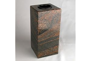 Vase funéraire en granit Gneis demi-stade - Designgrab