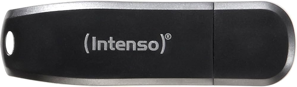 Intenso Speed Line 64GB Bellek USB 3.0 Siyah