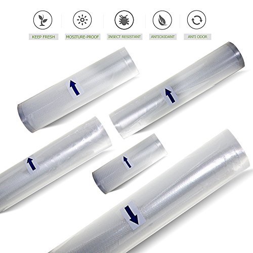 Vakuumier Rollen Profi-Folienrollen 28cm x 500cm ( 2 Roll ) - 4