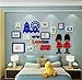 Produktbild Wandaufkleber British Creative Acryl Wandaufkleber 3D Stereo Wandaufkleber Kindergarten Cartoon Kinderzimmer Schlafzimmer Nachtwandaufkleber 220 * 117 Cm A4