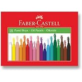 Faber-Castell Pastel Boya, 18 Renk, Yumuşak ve Canlı Renkler, Rahat Kullanım, Etkili Uygulama, Sanatsal ve Eğitsel Aktivitele