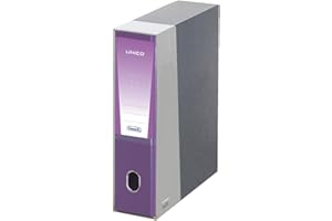 Favorit Raccoglitore Unico con Custodia, 28.5 x 33 x 9.5 cm, Viola, 1 Pezzo