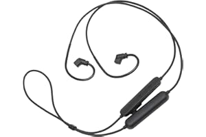 Yunseity Wireless Bluetooth Headphone Cable, In Ear Earphone Wireless Cable Replacement with Microhpone, for UE, KZ, QDC, TRN, CCA 2 Pin Earphones