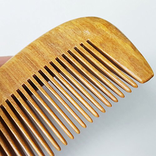 VALUE MAKERS® Luxuriöser hölzerner Kämme Anti-Statischer Kämme,Holz Frisierkamm 18 cm - 2