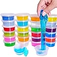 YBN Premium Slime Clay - Non-Sticky and Stretchy DIY Craft Kit for Kids Pack of 12