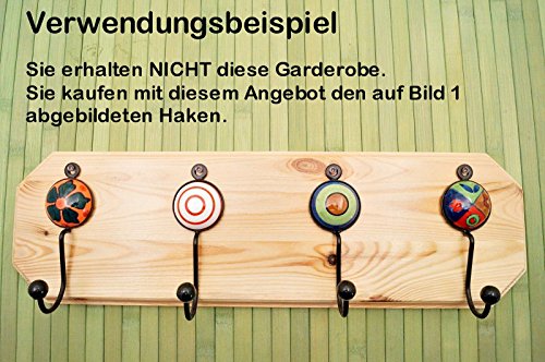 Garderobenhaken 4 x 13 cm - 4