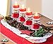Produktbild Unbekannt Kerzentablett Adventskranz Kerzenteller Dekorationsschale Rattan weiß