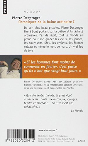 Livres Couvertures de Chroniques de la haine ordinaire : Tome 1