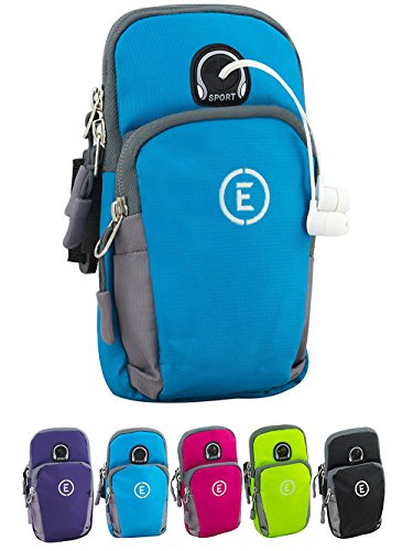 Echelon Line Premium Fitness Armband Handy HÃ¼lle Arm Jogging Tasche Rennen Workout Smartphone Laufen Sportarmband SchlÃ¼ssel Halter fÃ¼r iPhone und Samsung 