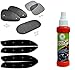 Auto Pearl - Combo Of - Car LED Blinking Bumper Protector , Chipkoo Sun Shade Curtain Black Set of 5 And Dash Board Polish Red RS.1146.00