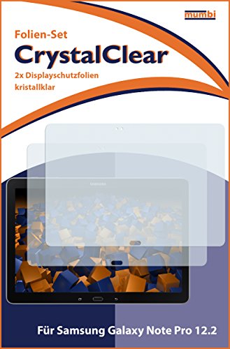2x mumbi Displayschutzfolie Samsung Galaxy Note Pro P900 P905 (12.2 Zoll) Schutzfolie - 3