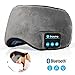Produktbild Joseche Schlafmaske Bluetooth Kopfhörer, kabellos, Bluetooth-Kopfhörer Musik Travel Sleeping Headset 4.1 Bluetooth Eye Maske Hands-Free Sleep Eye Shades integrierter Lautsprecher Mikrofon waschbar