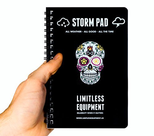 Limitless équipement tactique Stormpad  90 pages étanche, résistant aux intempéries de note pour la survie, la randonnée, l'escalade, le camping et utilisation militaire.
