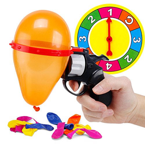 Nider Tricky Toys New Russian Roulette Balloon Pistol Party Interactive Fun Toy