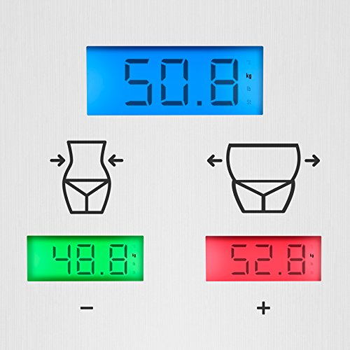 Duronic BS201 Digitalwaage bis zu 180kg – dünner Glasboden, Badezimmer Maßstab, Touchbildschirm + Gratis Batterien - 6