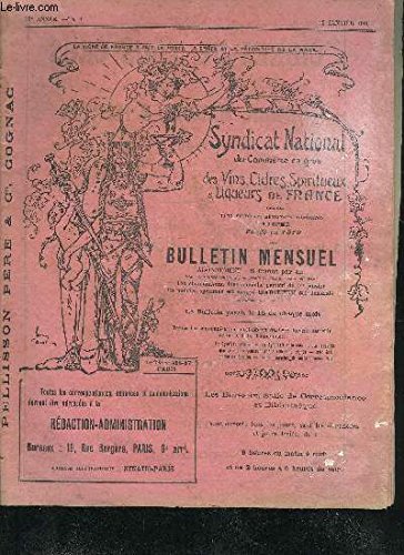 Download SYNDICAT NATIONAL DU COMMERCE EN GROS DES VINS CIDRES SPIRITUEUX ET LIQUEURS DE FRANCE N°1 18E ANNEE JANVIER 1916 - la caisse corporative d'escompte et de crédit - encore les monopoles - contre l'alcoolisme - documents parlementaires etc. Download SYNDICAT NATIONAL DU COMMERCE EN GROS DES VINS CIDRES SPIRITUEUX ET LIQUEURS DE FRANCE N°1 18E ANNEE JANVIER 1916 - la caisse corporative d'escompte et de crédit - encore les monopoles - contre l'alcoolisme - documents parlementaires etc.