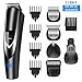 Produktbild Morease Profi-Haarschneidemaschine für Männer, elektrisch, multifunktional, IPX7, wasserdicht, mit LCD-Display, kabellos, zum Schneiden von Haaren, Rasierern, Nasenhaaren und Ohren, Körperhaare