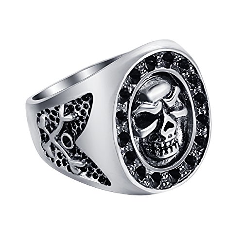 Buy Ring for Men Biker Jewellery Punk Rcoker Classical Skull