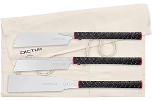 DICTUM Japansäge Set 3-teilig – Dozuki, Kataba & Ryoba | Profi Zugsäge Set mit Power Grip | Original Japansäge, Feinsäge & Präzisionssäge für exakte Holzarbeiten