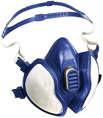 3M Demi-masque sans entretien à filtres intégrés FFABEK1P3R D 3M 4279, Certifié EN sécurité