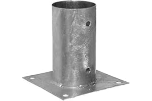 DOMAX Base di supporto circolare con bullone zincato