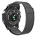 Produktbild MoKo Garmin Fenix 3 Armband - Edelstahl Milanese Magnet Uhr Band Strap Uhrenarmband Erstatzband Replacement für Fenix 3 / fenix 3 HR Saphir GPS-Multisport-Smartwatch, Schwarz