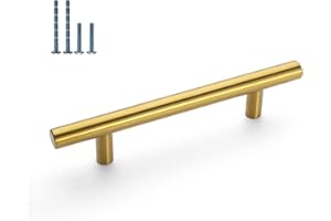 COINKOLY Astree 25 pezzi Maniglie per Mobili da Cucina Oro Maniglie cucina Distanza fori 96 mm armadietti in acciaio inossidabile per mobili da cucina Decorazioni per la casa