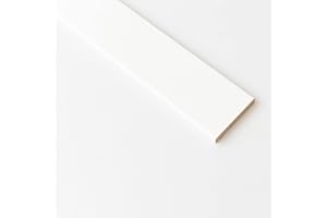MEFRA 10 PZ Di COPRIFILO IN MDF BIANCO R6 MM.10X70X2400