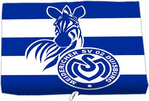 Preisvergleich Produktbild MSV Duisburg Sitzklappkissen Blockstreifen