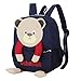Produktbild Ouneed- Kindergarten Kinder Bär Rucksack,Kinder-Rucksack,Kleinkind Rucksack,Kindergartentasche,Kindergarten Rucksack,Baby Backpack,Mini Schultasche für Mädchen Junge (Dunkelblau)