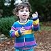 Kite Baby Girls Stripy A-Line Long Sleeve Cardigan, Multicoloured, 0-3 Months