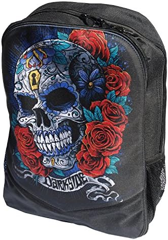 Mexican Sugar Skull Day of The Daed Darkside Backpack Laptop Bag