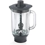 Kenwood KAH359GL Accessorio Frullatore per impastatrici planetarie, in vetro Thermoresist, lame in acciaio inox facilmente re